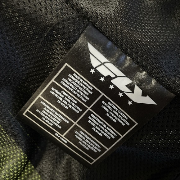 Fly Racing 477-2104L Strata Riding Jacket Hi-Vis/Black L Removable Lining Armor! - Picture 8 of 9